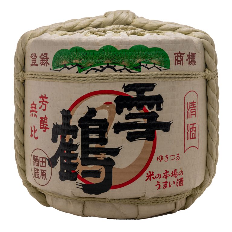 雪鶴の四斗樽